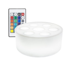 Plateau de présentation flottant led rechargeable - b-w-p-distribution.com