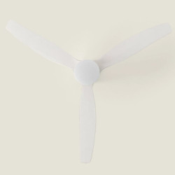 Ventilateur de Plafond Moderne Noir avec Pales Transparentes