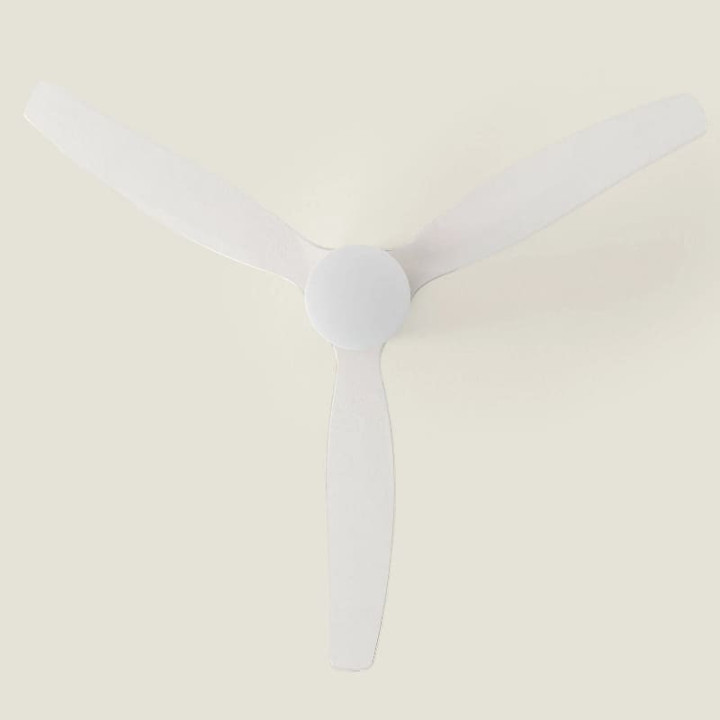 Ventilateur de Plafond Moderne Noir avec Pales Transparentes