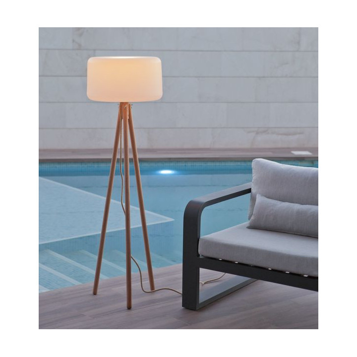 Luminaire design sur pieds en bois - CHLOÉ - Newgarden