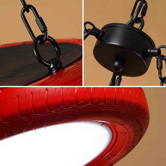 Luminaire LED suspendu - Pneu - b-w-p-distribution.com
