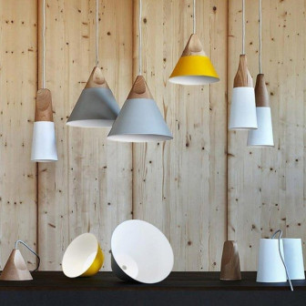Luminaire suspensdu style nordique - WOOD - b-w-p-distribution.com
