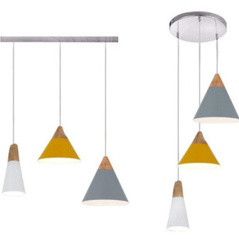Luminaire suspensdu style nordique - WOOD - b-w-p-distribution.com