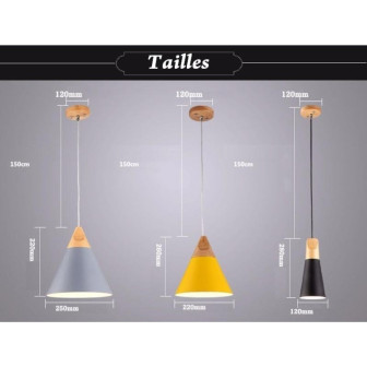 Luminaire suspensdu style nordique - WOOD - b-w-p-distribution.com