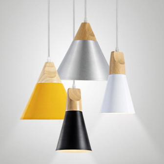 Luminaire suspensdu style nordique - WOOD - b-w-p-distribution.com