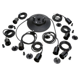 Luminaire Araignée Noir - ARACHNIDE - b-w-p-distribution.com