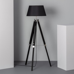 Lampe sur pieds en bois - ZAWENA - b-w-p-distribution.com