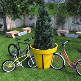 Pot de fleurs et Rangements pour Vélos - b-w-p-distribution.com