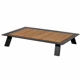 Table basse en Aluminium & Teck - CESANO