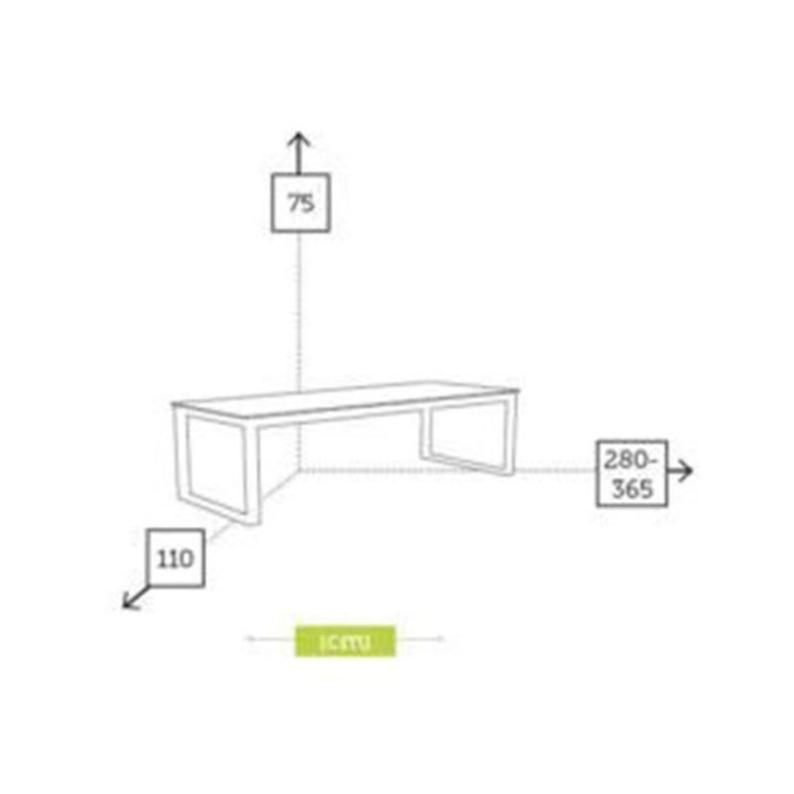 Table extensible - FERMO Teck - b-w-p-distribution.com