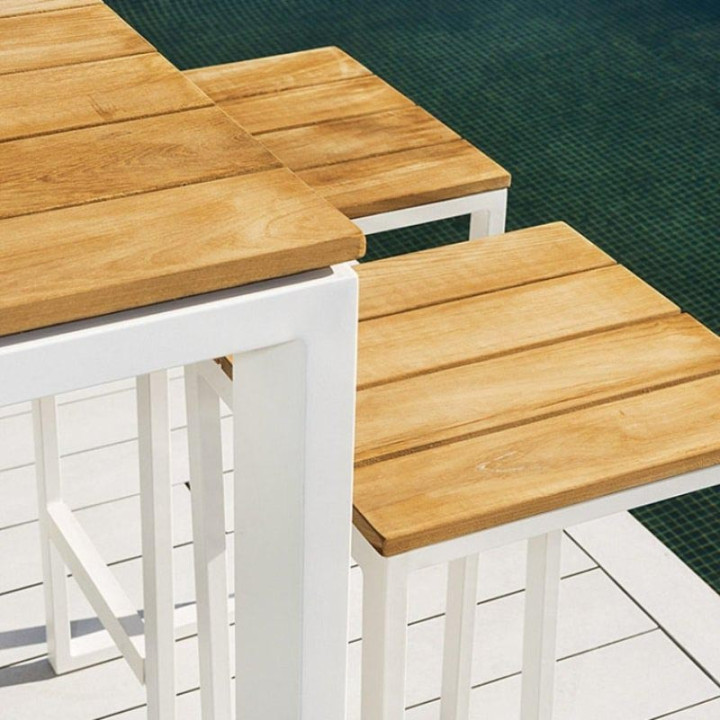 Ensemble table haute et tabourets de bar - FERMO - TRESI