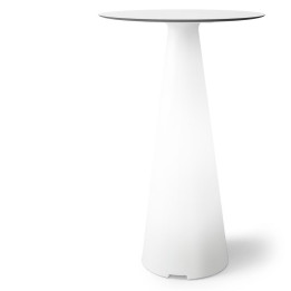 Mange debout lumineux avec plateau rond Ø70 - TIFFANY - LYXO