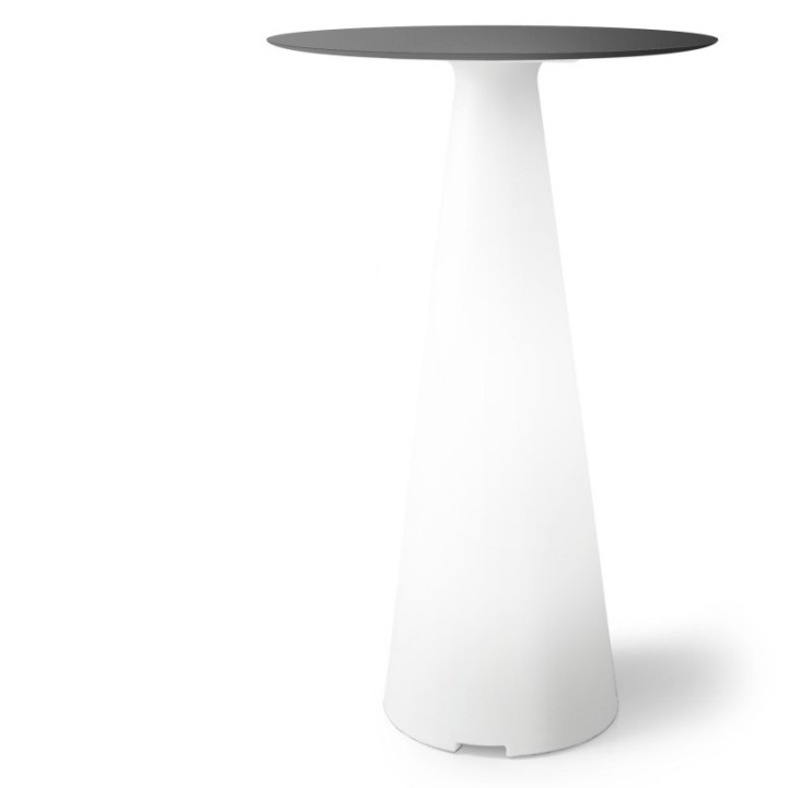 Mange debout lumineux avec plateau rond Ø70 - TIFFANY - LYXO