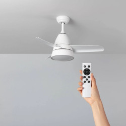 Ventilateur de Plafond LED avec couleurs de lumière sélectionnable
