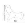 Ce fauteuil moderne combine confort exceptionnel et design novateur.