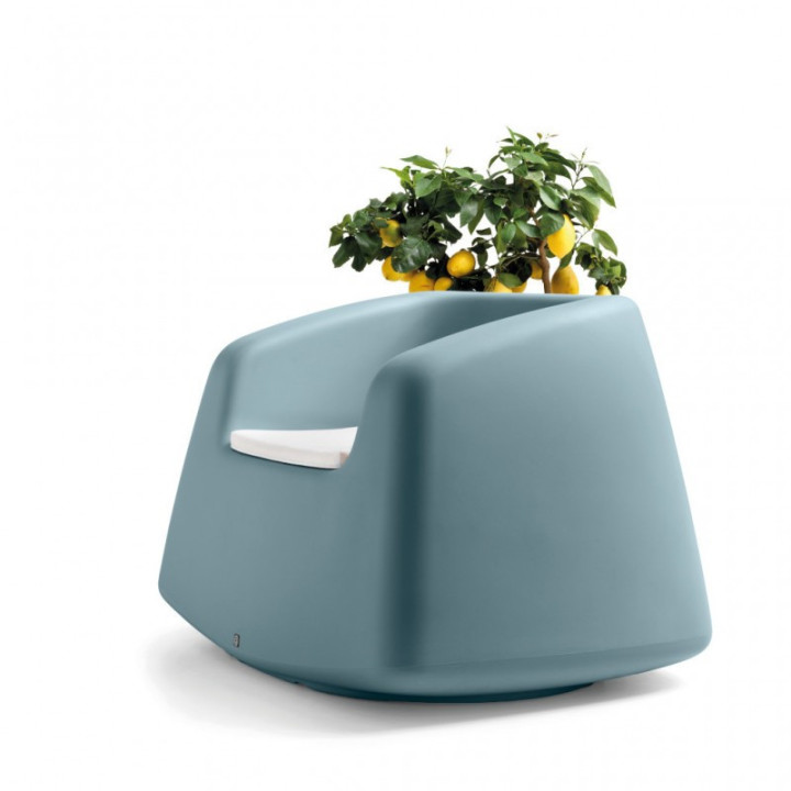 Fauteuil de jardin ou d'intérieur coloré - SUGAR - LYXO