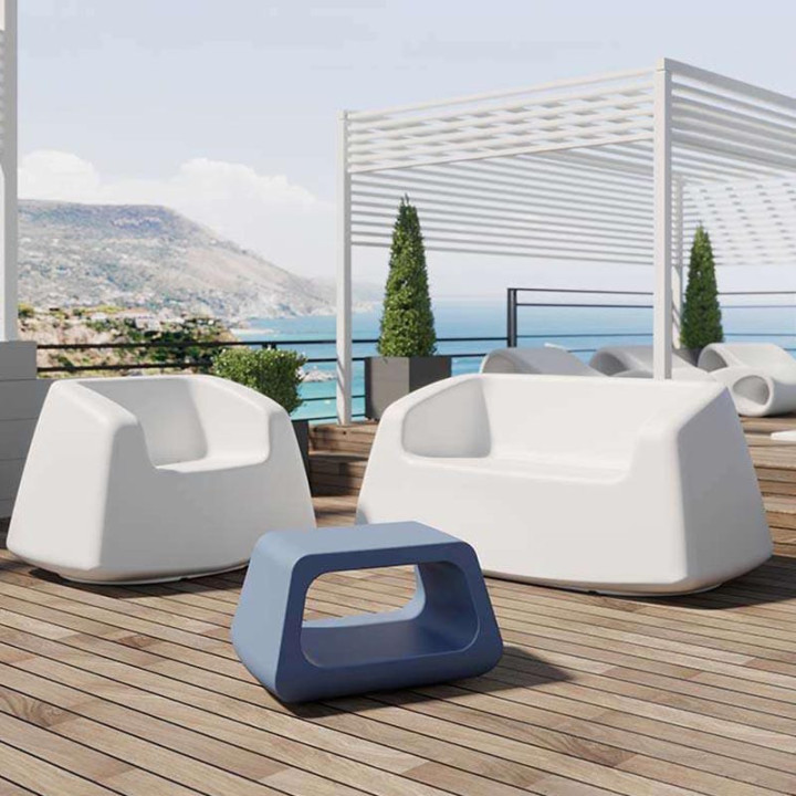 Fauteuil de jardin ou d'intérieur coloré - SUGAR - LYXO
